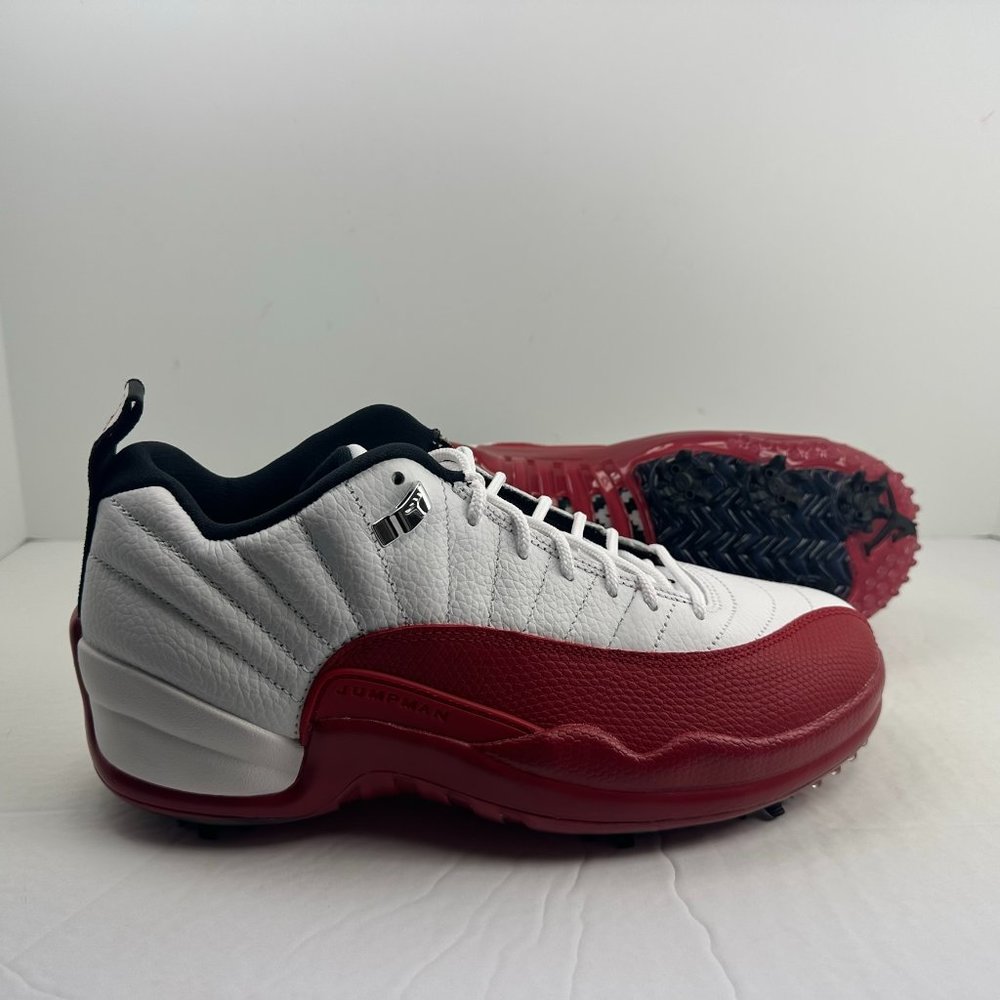 Nike Air Jordan XII 12 Retro Low G Golf Cherry White Varsity Red DH4120-161 Men